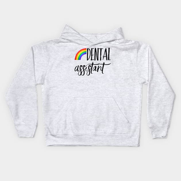 dental assistant Kids Hoodie by Mr.Dentaltees